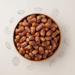 Fresh Safawi Dates from Saudi Arabia available at our Chennai dry fruits shop.
