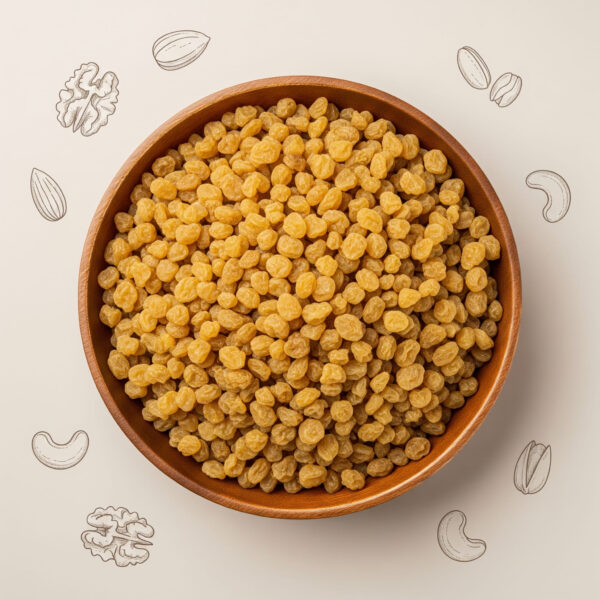 Buy premium dry yellow grapes online from Chennai’s trusted dry fruits shop.