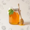 Raw organic Kattu Athi honey in glass jar – natural wild fig honey