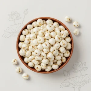 Natural Makhana (Fox Nuts) – healthy roasted snack rich in protein and fiber